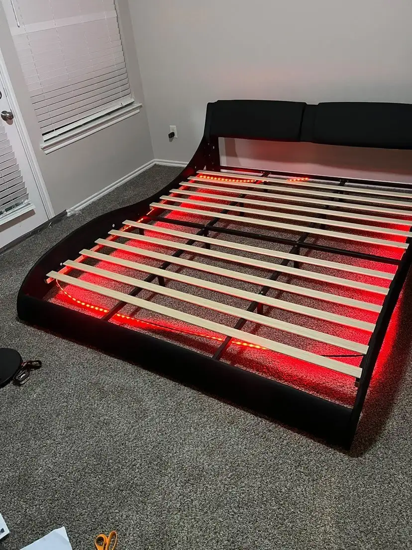 Bed frame assembled — Atlas Gate Home Services, DFW
